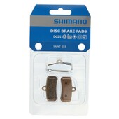 ΤΑΚΑΚΙΑ ΔΙΣΚΟΦΡΕΝΟΥ SHIMANO D02S, METAL W/O FIN, ΜΕ ΕΛΑΤΗΡΙΟ, W/SPLIT PIN, 1 ΖΕΥΓΟΣ, IND.PACK