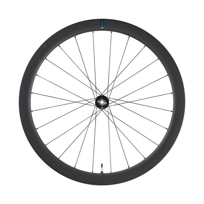 ΤΡΟΧΟΣ SHIMANO WH-RS710-C46-TL, FRONT, 24H, OLD:100MM, F:12MM E-THRU, TUBELESS, BLACK, W/TUBELESS TAPE, FOR CL DISC, IND.PACK